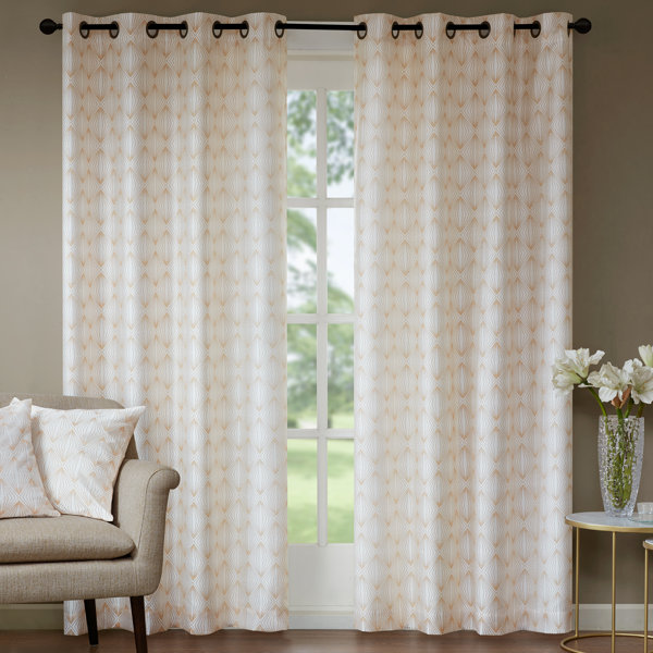 Gold Metallic Curtains Wayfair